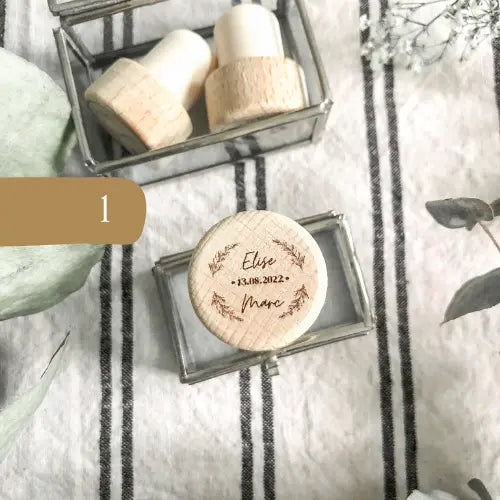 les pimpeurs bouchon bouteille vin personnalisé cadeau mariage