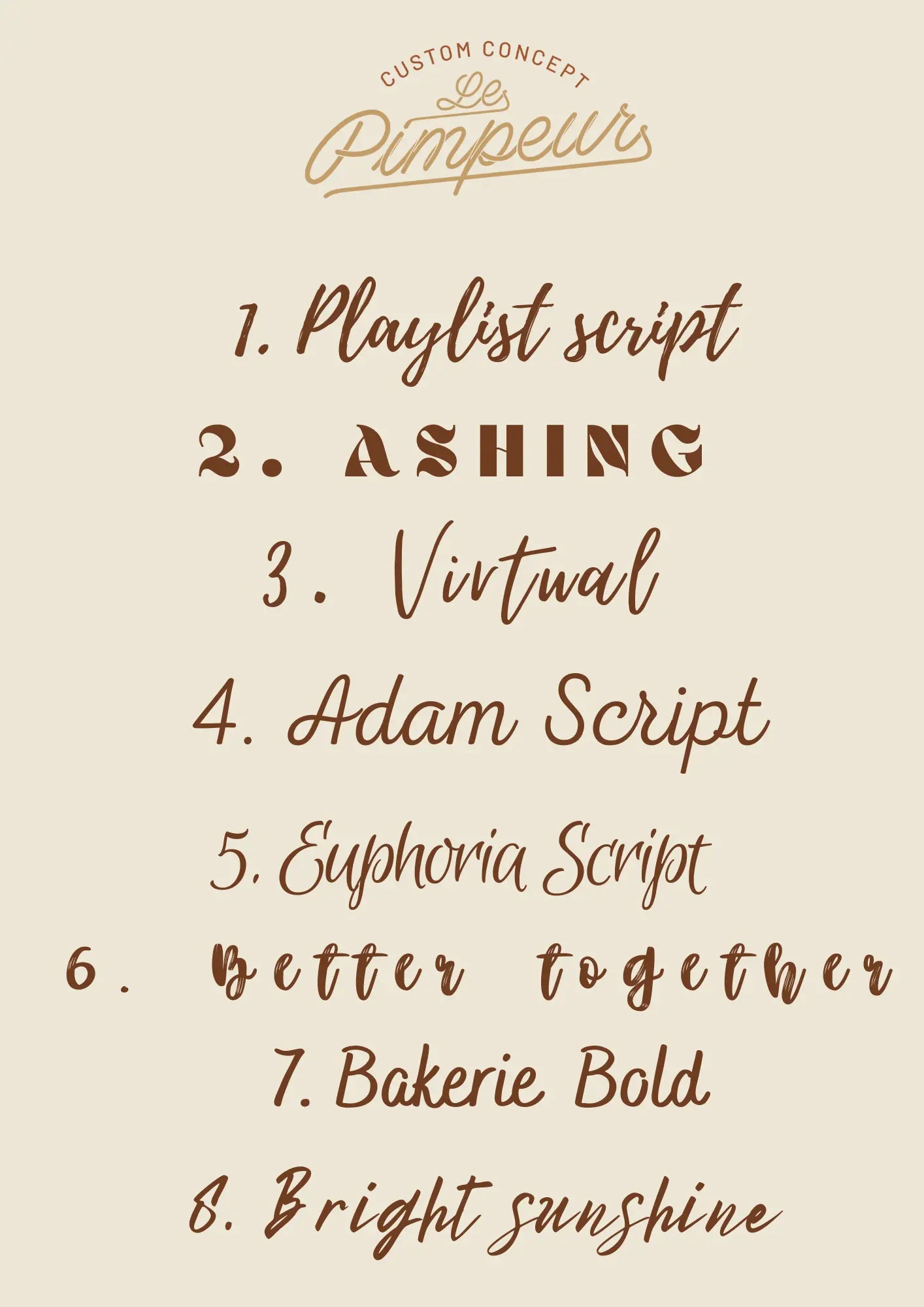 Eventail personnalisé Lespimpeurs