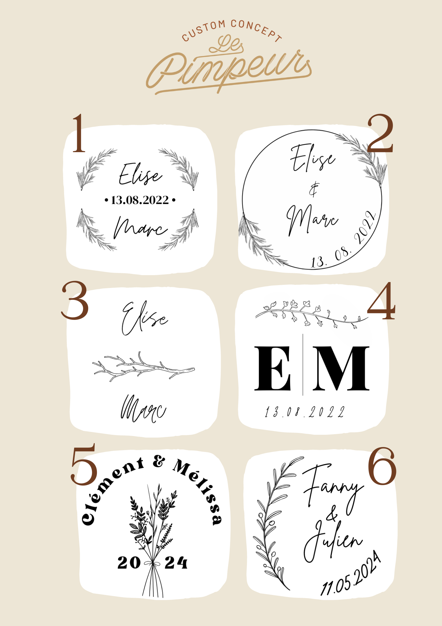 Bouchon de vin personnalisé cadeau invités mariage, baptême, événement