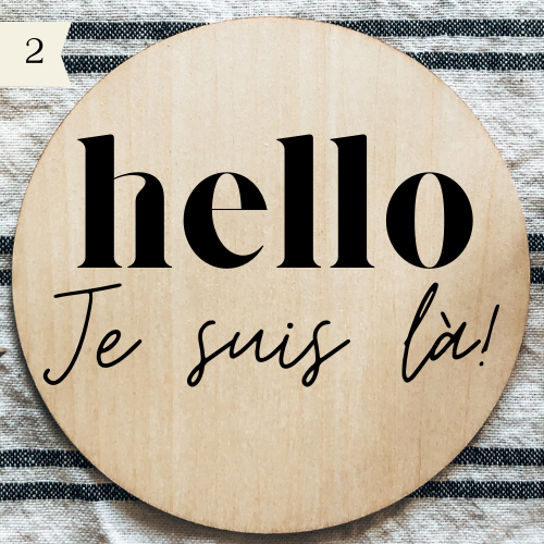 Carte de bienvenue bébé Médaillon de naissance Lespimpeurs Les pimpeurs