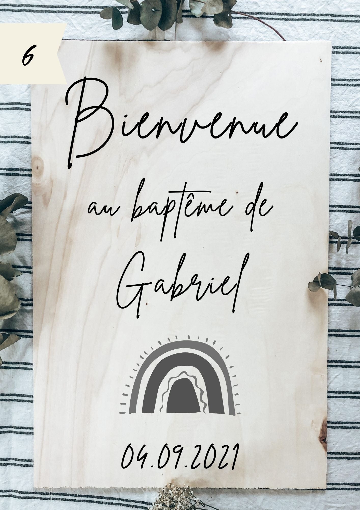 Panneau de bienvenue - Mariage ou Baptême Lespimpeurs Les pimpeurs
