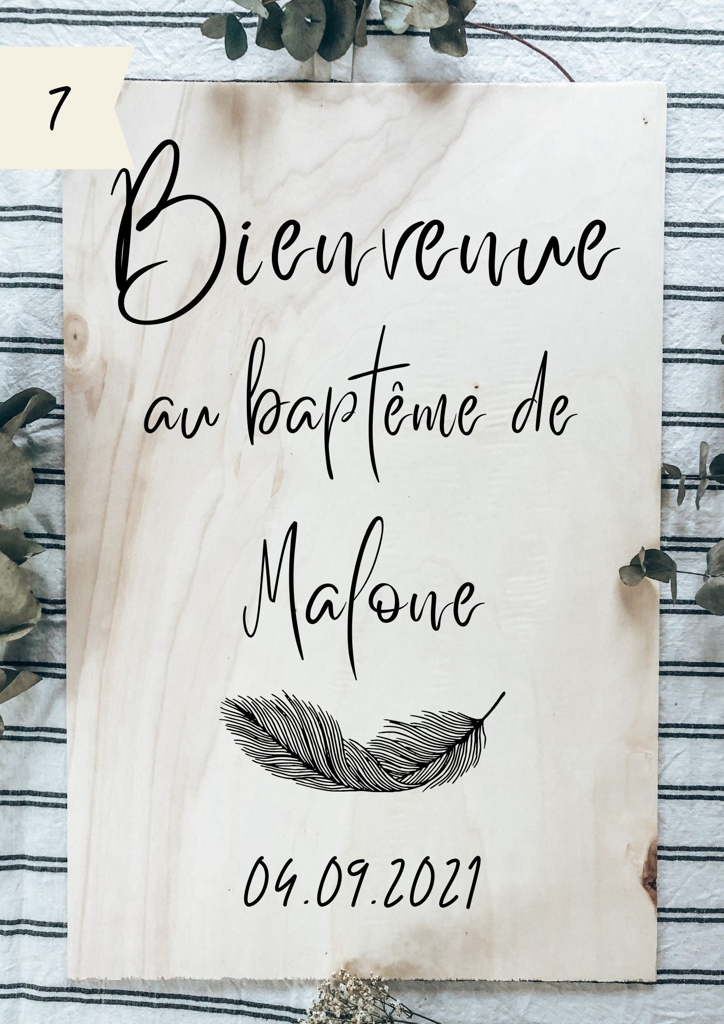Panneau de bienvenue - Mariage ou Baptême Lespimpeurs Les pimpeurs