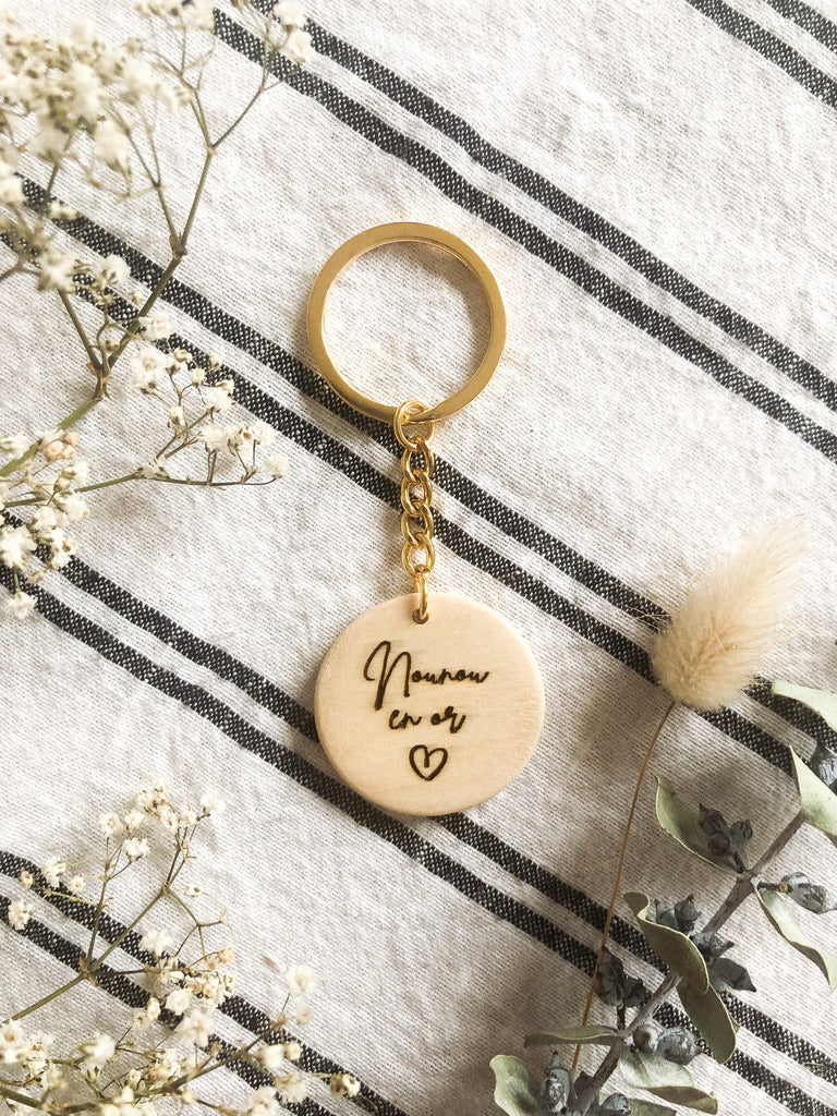 les pimpeurs porte clef personnalisé cadeau invité mariage nounou père papi mamie
