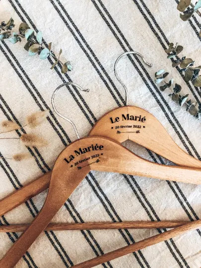 Cintre personnalisé adulte Lespimpeurs Les pimpeurs cadeau mariés mariage