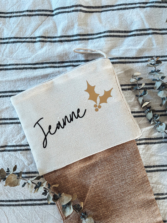 Botte de Noël personnalisée