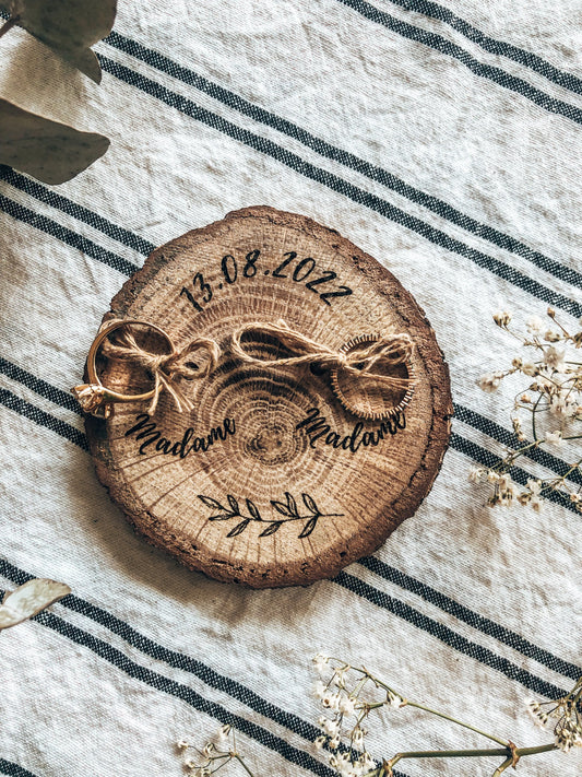 Porte alliances en bois personnalisé Lespimpeurs