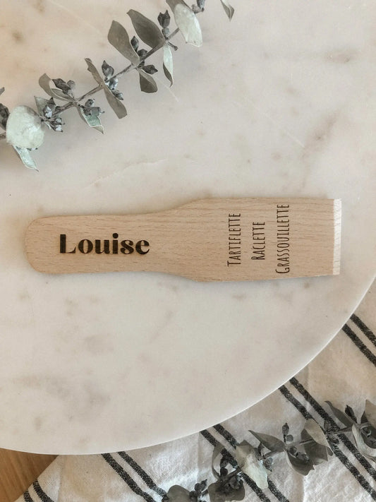 Spatule à raclette personnalisée Lespimpeurs Les pimpeurs cadeau original