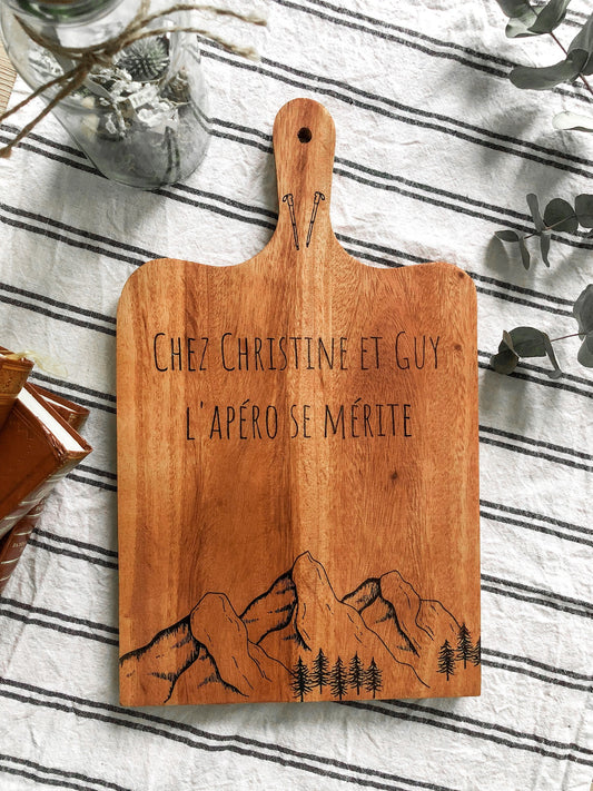 Planche à découper personnalisée Lespimpeurs Les pimpeurs cadeau original