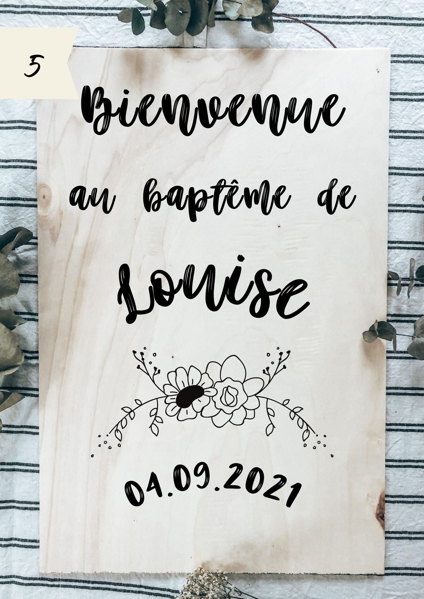 Panneau de bienvenue - Mariage ou Baptême Lespimpeurs Les pimpeurs