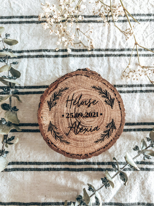 Boite à alliances en bois Lespimpeurs Les pimpeurs mariage champetre