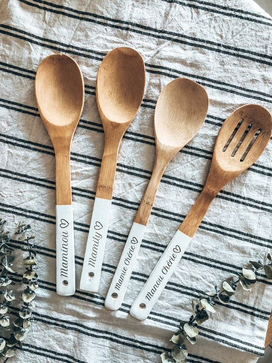 Cuillère en bois personnalisée Lespimpeurs